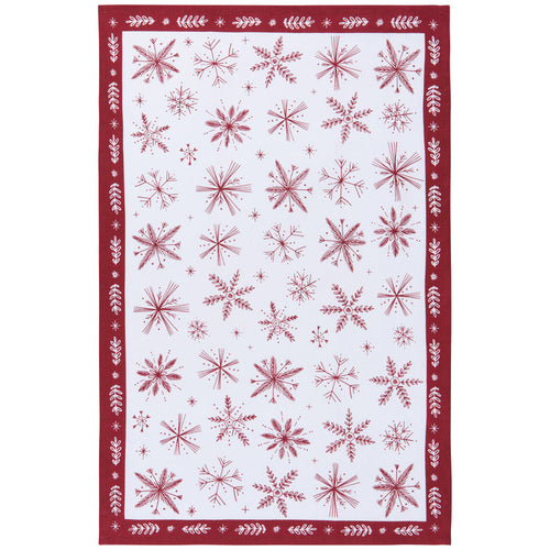 Snowflakes Christmas Dishtowel