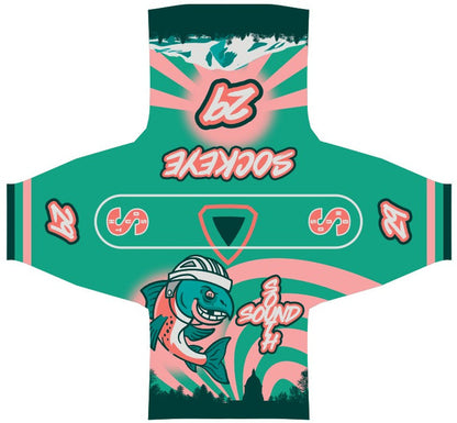 Sockeye Salmon Sublimation Hockey Jersey