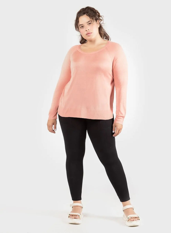 Soft Peach Sweater Acorn Home + Apparel