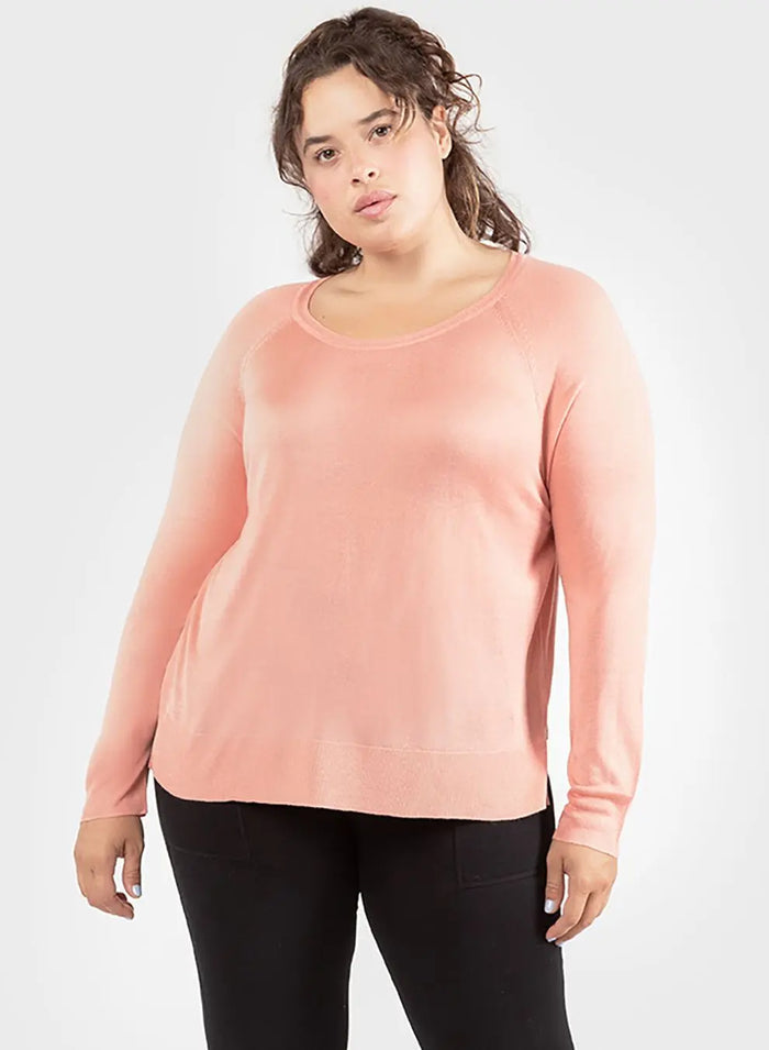 Soft Peach Sweater Acorn Home + Apparel
