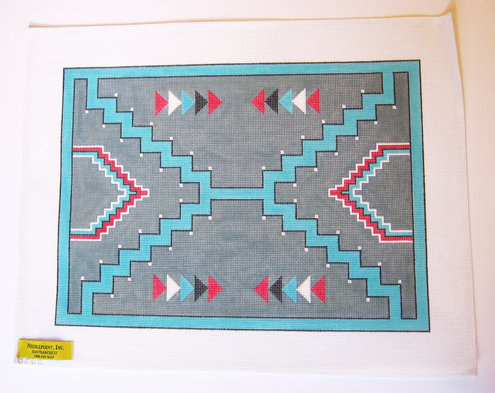 Needlepoint Southwest Design Canvas