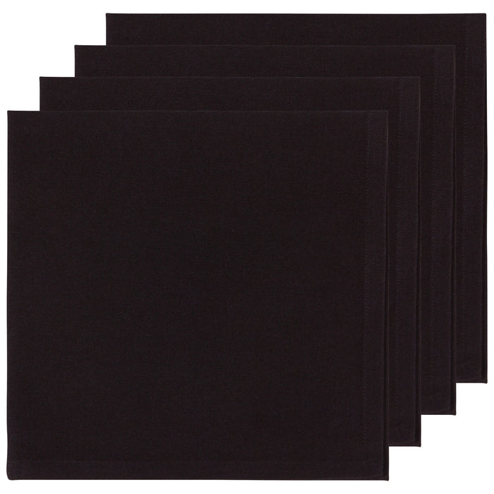 Spectrum Napkins Black Set of 4