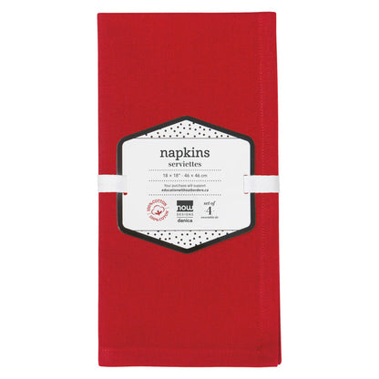 Spectrum Napkins Chili Red Set of 4