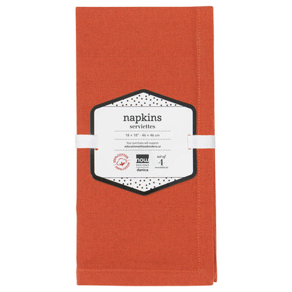 Spectrum Napkins Rust Set of 4