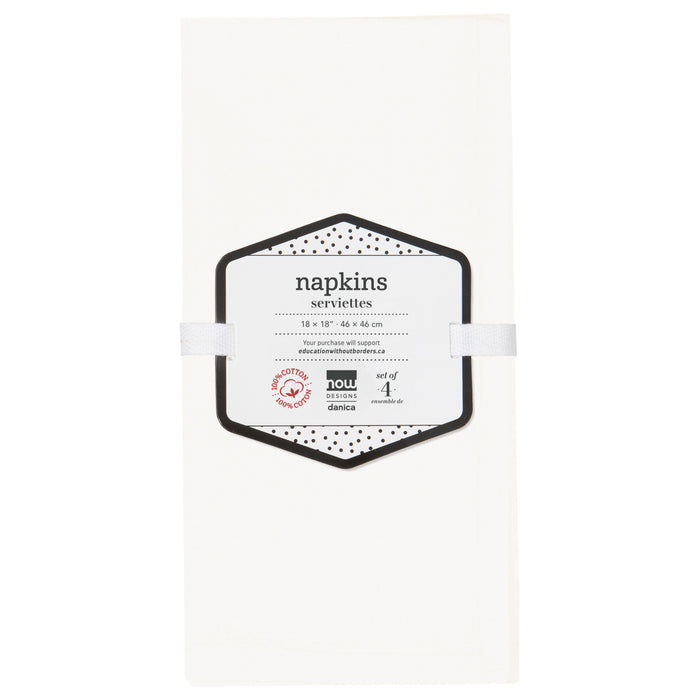 Spectrum Napkins White Set of 4