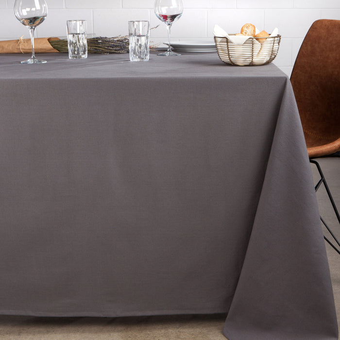 Spectrum Tablecloth Charcoal 60 x 120 inch