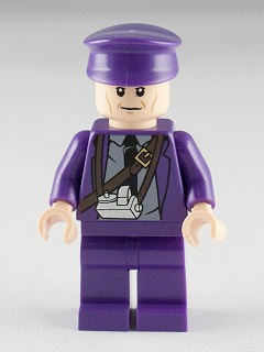 Stanley (Stan) Shunpike - Knight Bus Conductor Uniform with Black Tie and Diagonal Strap