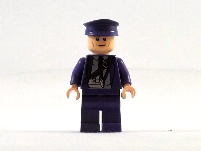 Stanley (Stan) Shunpike - Knight Bus Conductor Uniform with Black Tie and Diagonal Strap