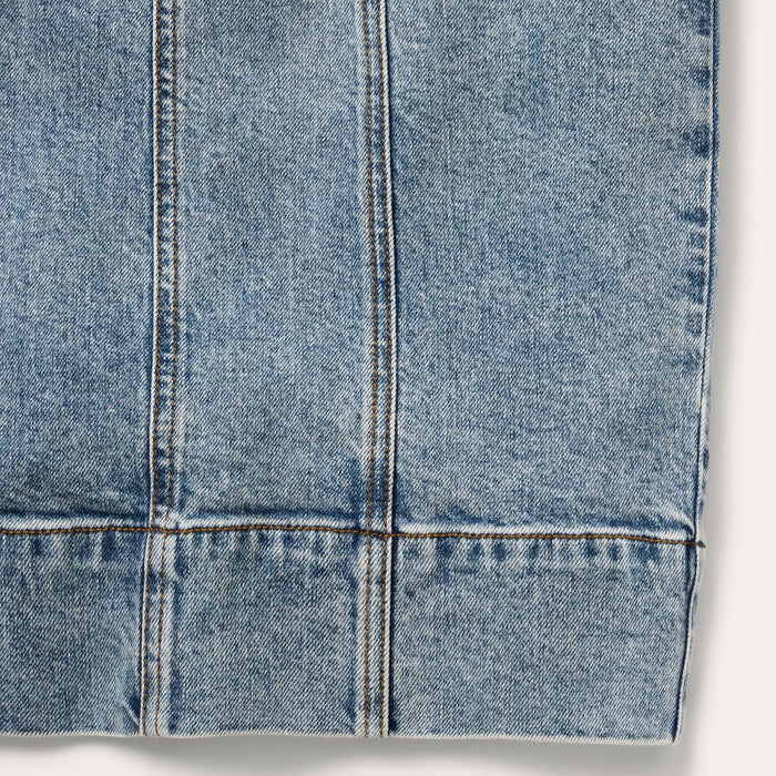 Stetson Women's Denim Midi Skirt in Washed Denim