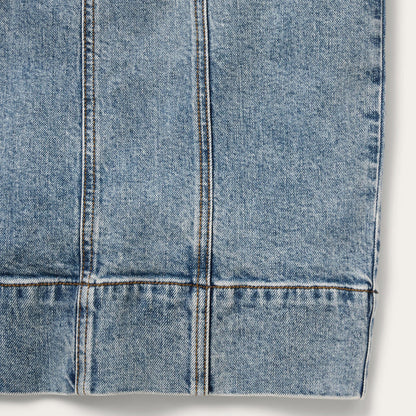 Stetson Women's Denim Midi Skirt in Washed Denim