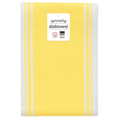 Symmetry Lemon Yellow Dishtowel
