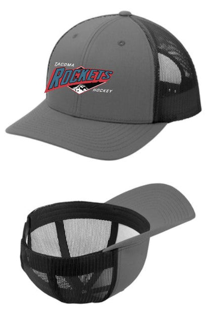 Tacoma Rockets Mountain Logo Snapback Trucker Cap