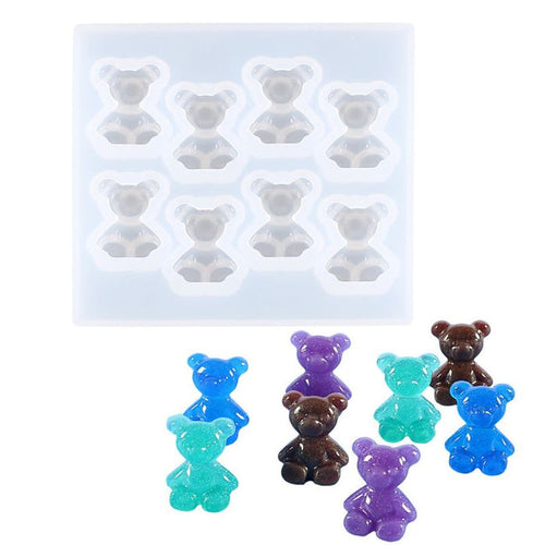 Teddy Bear Multi Silicone Resin Mold