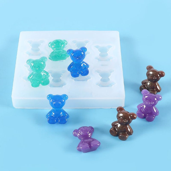 Teddy Bear Multi Silicone Resin Mold