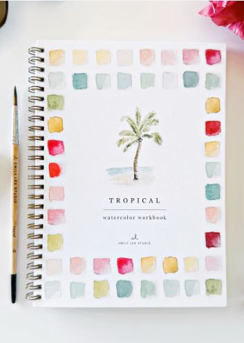 Tropical Watercolor workbook