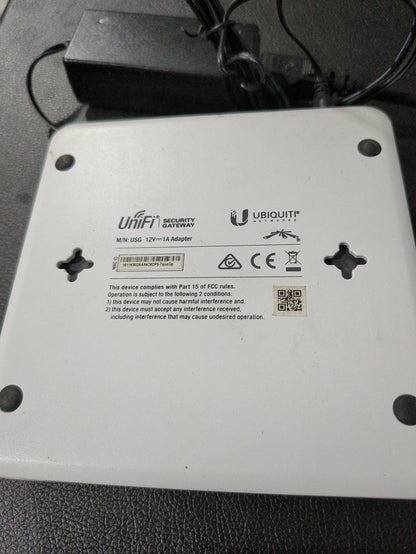 Ubiquiti Unifi security gateway with power cord