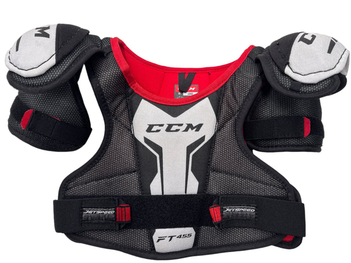 Used CCM Jetspeed 455 Shoulder Pads, Yt. L