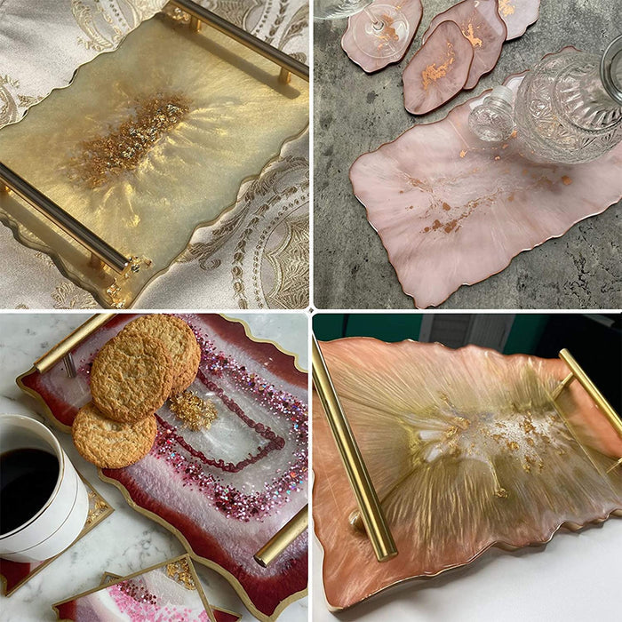 Wavy Tray Mold  Casting Molds for Making Faux Agate Tray