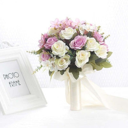 Wild Artificial Floral Handmade Bridal Bouquet-Wedding Flowers