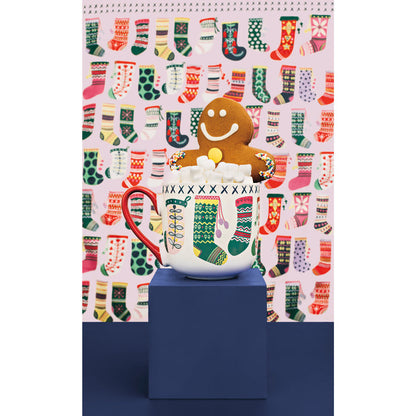 Winter Woolens Christmas Mug and Dishtowel Set
