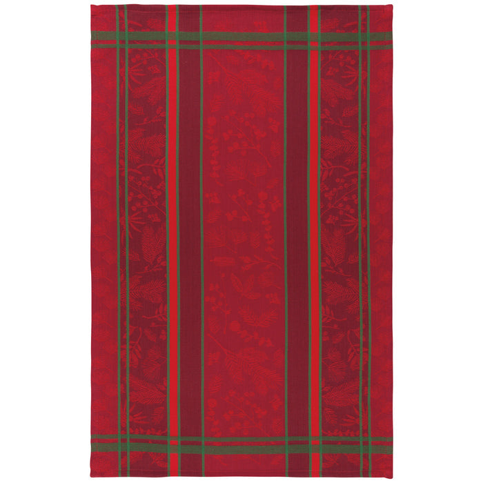 Winterberry Christmas Jacquard Dishtowel