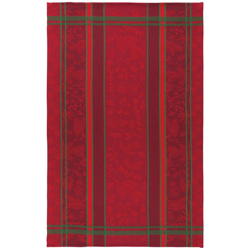 Winterberry Christmas Jacquard Dishtowel