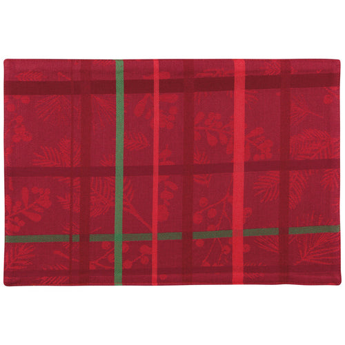 Winterberry Christmas Jacquard Placemat