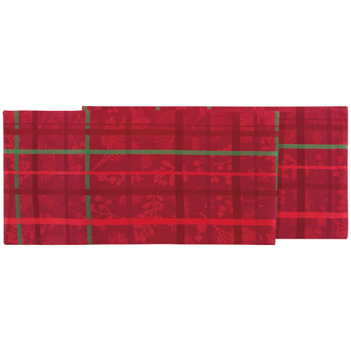 Winterberry Christmas Jacquard Runner