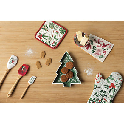 Winterberry Christmas Mini Silicone Spatulas Set of 2