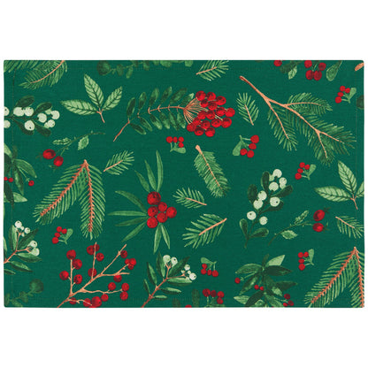 Winterberry Christmas Placemat