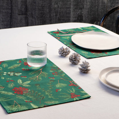 Winterberry Christmas Placemat