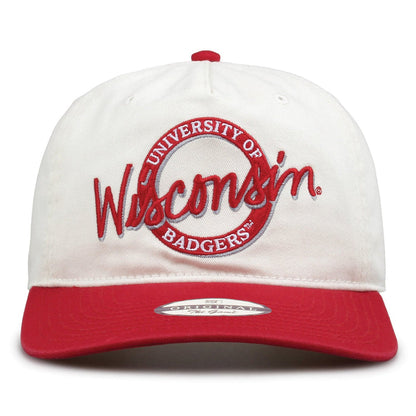 Wisconsin Badgers Original Circle Snapback, front view