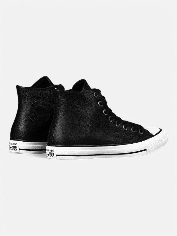 Zapatillas Converse Chuck Taylor Hi Leather Negro Blanco