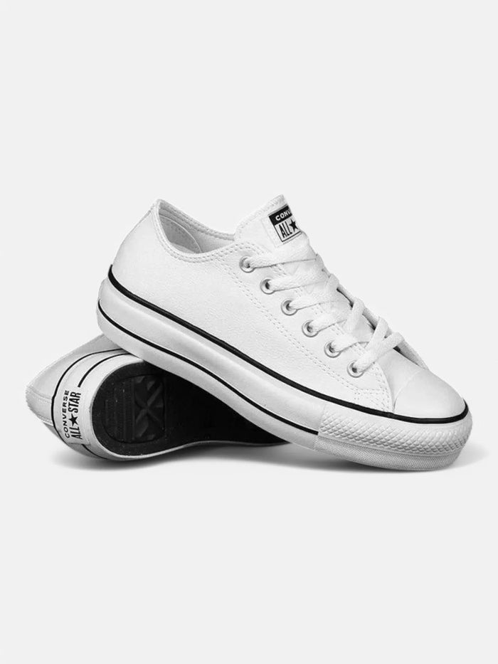 Zapatillas Converse Chuck Taylor Platform Leather Blanco