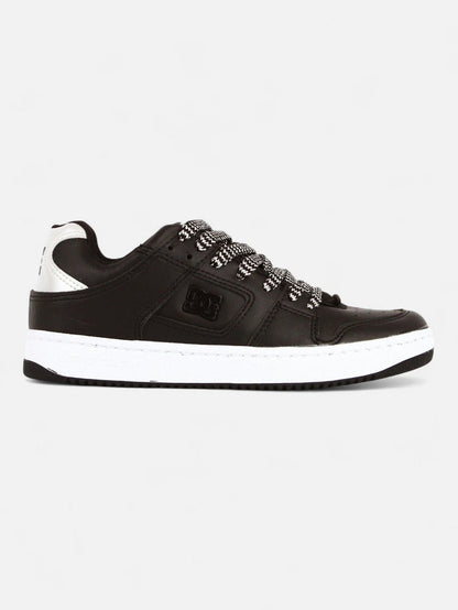 Zapatillas Dc Manteca Ss Mujer Negro Plateado