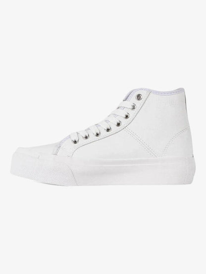 Zapatillas Dc Manual Hi Platform Mujer Blanco